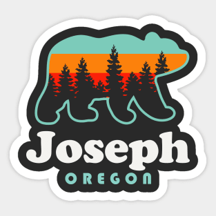 Joseph Oregon Vacation Trip Bear Sticker